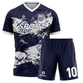 All Sports,昇華 サッカー ユニフォーム,上下セット,青,オリジナル ユニフォーム